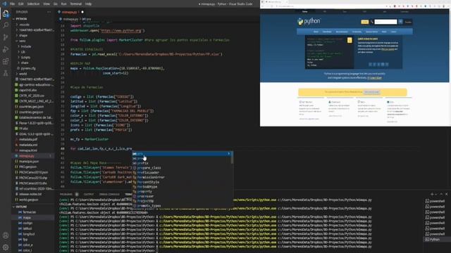 Como crear mapas interactivos desde 0 con PYTHON ??? / Video 04-- MakerCluster(Agrupar) ?️?️|2021 смотреть онлайн
