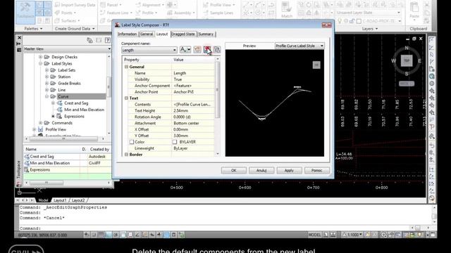 Make your own vertical curve data label in Autodesk Civil3D 2011 смотреть онлайн