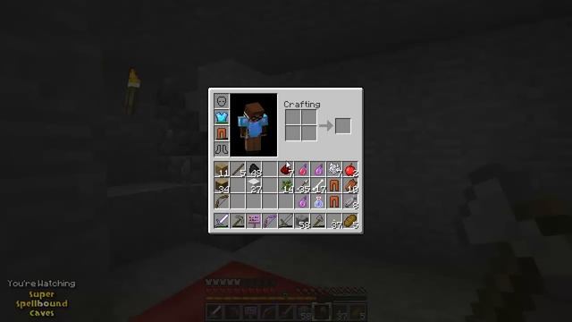 Minecraft Super Spellbound Caves - Ep. 4 - "Enchanted Sword Upgrade" (HD) смотреть онлайн