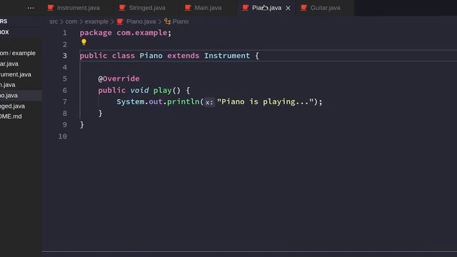 Abstract Classes in Java смотреть онлайн