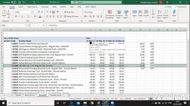Day 10 - UPskill your EXCEL Skill - Evening Batch | #StayHome #LearnExcelOnline with Excel In Excel смотреть онлайн