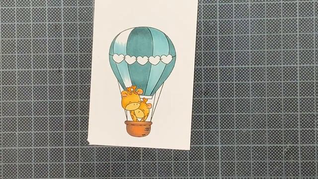 LOVE CARD: Paperie Ink - Balloon Ride & Crafty Meraki - Bar None Slimline Die смотреть онлайн