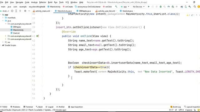 RecyclerView with SQLite Database|Populate RecyclerView with SQLite Database|2022|Source Code смотреть онлайн