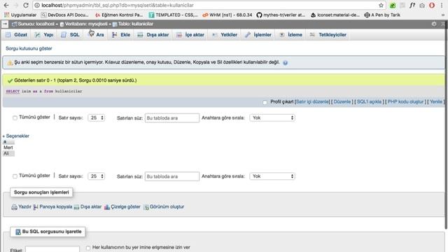#MYSQL Dersleri - ALIAS KULLANIMI смотреть онлайн