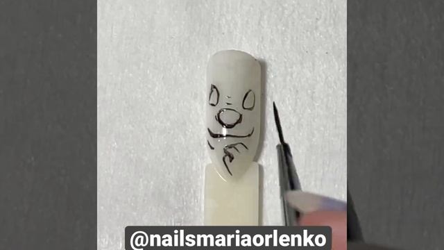 Мультяшки. Дизайн ногтей. Nails design смотреть онлайн