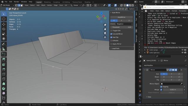 Making a City Diorama: Modeling Park Bench under 5 min with Blender 3.3.1 смотреть онлайн