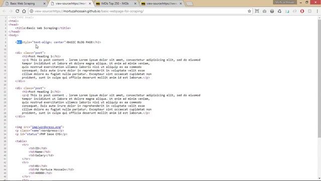 Web Scraping ( 07 Find Element by tag name ) смотреть онлайн