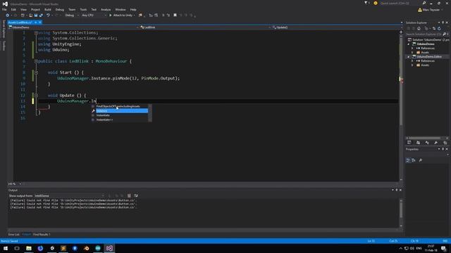 Blink an LED from Unity to Arduino - Uduino Video Tutorial смотреть онлайн