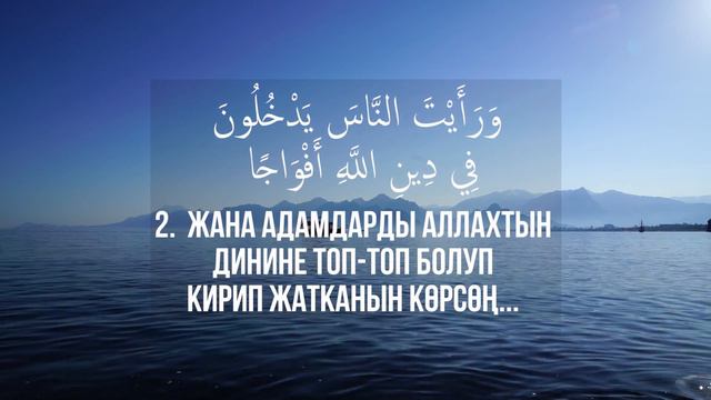 110. «Наср» сүрөсү سورة النصر смотреть онлайн