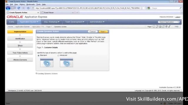 Dynamic Actions in Oracle APEX 4.0 Tutorial from SkillBuilders.com/APEX смотреть онлайн