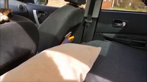 Трансформируем салон Nissan Qashqai 2+ в спальные места