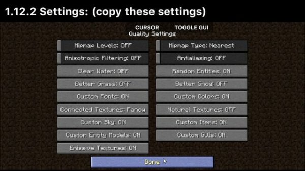 PojavLauncher FPS Boost Settings for 1.8.9, 1.12.2, 1.16.5, 1.18.1