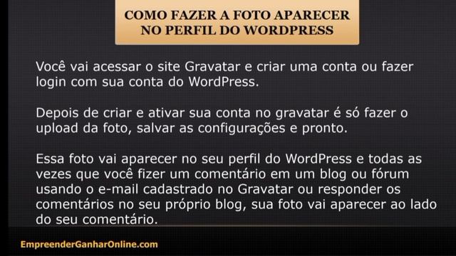 Como fazer a foto aparecer no perfil do WordPress - 2 dicas práticas смотреть онлайн