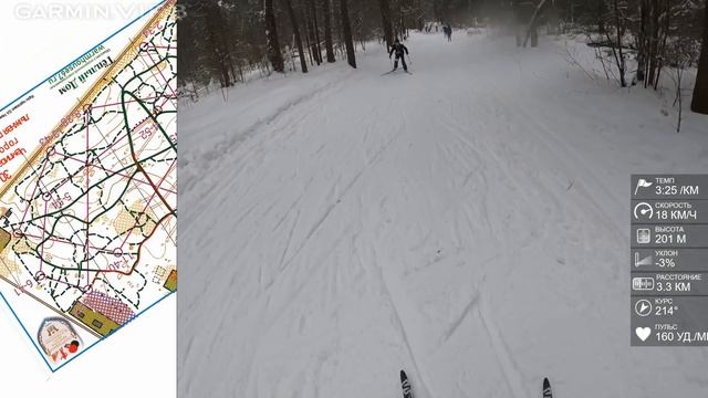 Спортивное ориентирование на лыжах (Ski-O) - ЧиП города Смоленска, спринт - 30.01.2022 смотреть онлайн