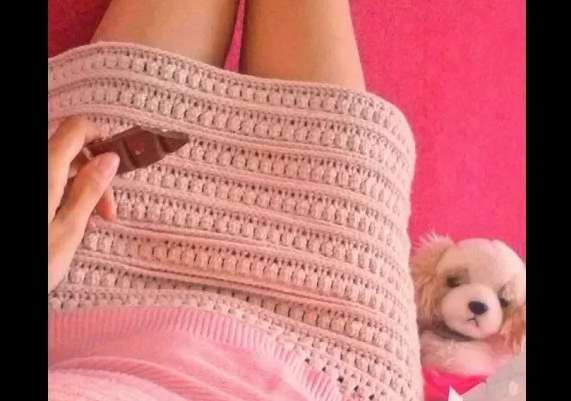 Вязаная юбка крючком. Сашина юбка крючком. смотреть онлайн