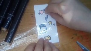 очень простой способ сделать наклейки без пергамента