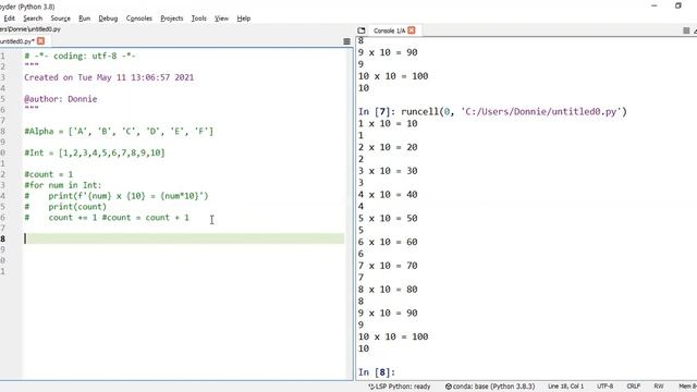 Lesson 5 - Python Loops (For) смотреть онлайн
