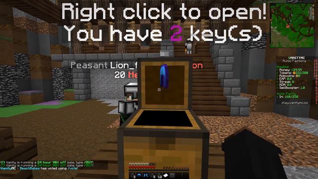 THE RICHEST START OF ALL TIME + RANK GIVEAWAY! | Minecraft Factions | VanityMC | Runic [1] смотреть онлайн