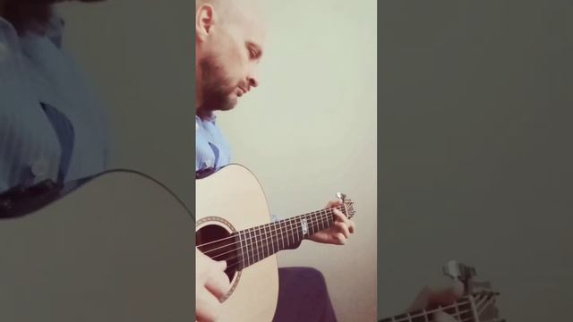Фрагмент пьесы для гитары - Guitar piece fragment смотреть онлайн