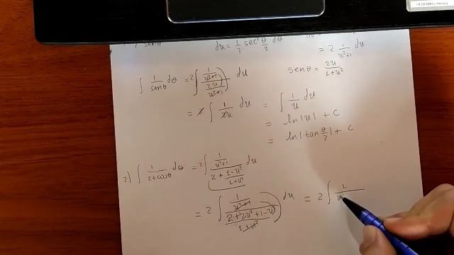 Sustitución Tan(x/2) ejemplos. смотреть онлайн