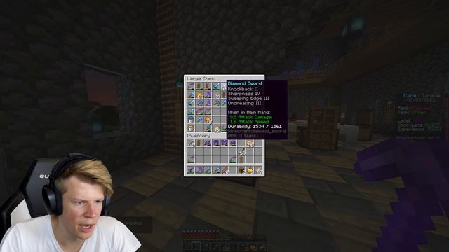 PROT 4 NETHERITE ARMOR ALS CADEAU GEVEN IN MINECRAFT 1.16 смотреть онлайн