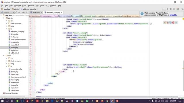 how to add new user from admin side in php ims смотреть онлайн