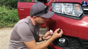Как быстро устранить сколы и царапины на автомобиле? Бюджетная покраска машины (Серия 82)