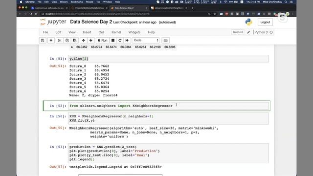 Обучение ML модели смотреть онлайн