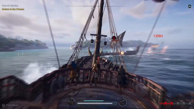 Cleaving a ship in 2 - Assassin's Creed Odyssey смотреть онлайн