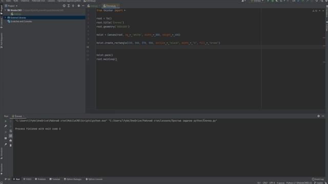 Решение простых задач на python | Рисуем ёлочку tkinter смотреть онлайн