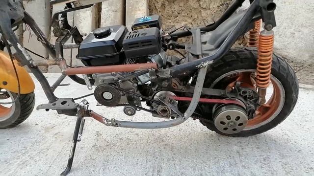 Скутер с двигателем от мотоблока. Часть первая. #1