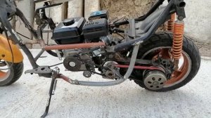 Скутер с двигателем от мотоблока. Часть первая. #1