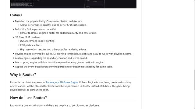 Rootex Game Engine смотреть онлайн