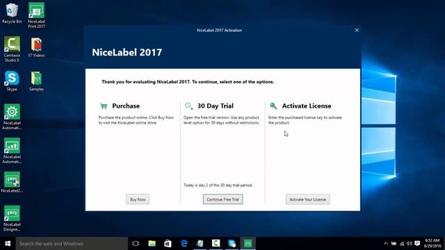 NiceLabel 2017   Install And Activate