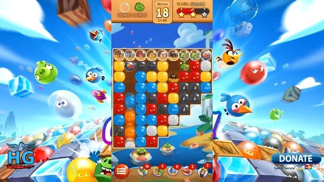Angry Birds Blast ? Level 66 - 3 Stars Walkthrough, No Boosters смотреть онлайн