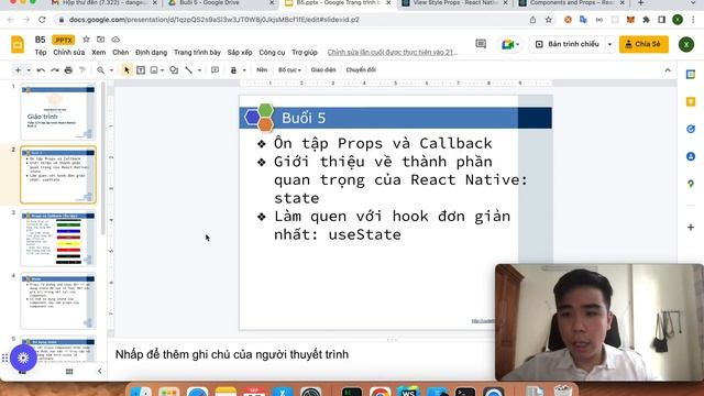 Học lập trình React Native - Buổi 5 - Video tóm tắt - Tìm hiểu và thực hành về Props, State смотреть онлайн