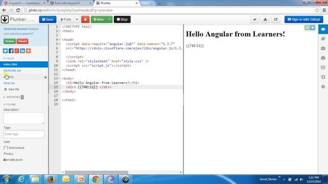 Angular JS Jumpstart - Introduction смотреть онлайн