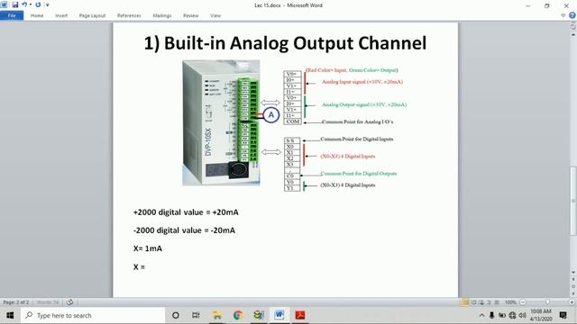 How to Generate Analog Output (0-20mA) signal in DELTA PLC #Analog_output смотреть онлайн