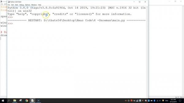 Python Turtle - Snowman Tutorial