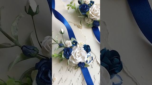 Браслеты для подружек невесты в бело-синем цвете смотреть онлайн