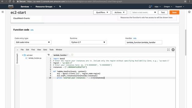 How to shut-down/start EC2 instances using AWS Lambda | Using scheduled to trigger Lambda functions смотреть онлайн