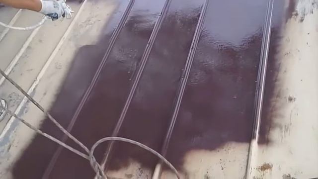 Покраска металлических крыш аппаратом безвоздушной покраски смотреть онлайн