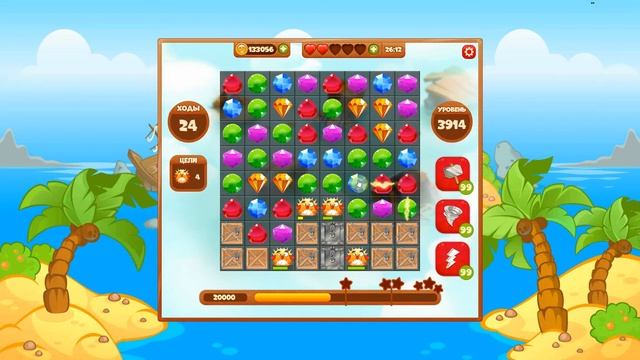 Сокровища пиратов 3914 уровень на три звезды смотреть онлайн