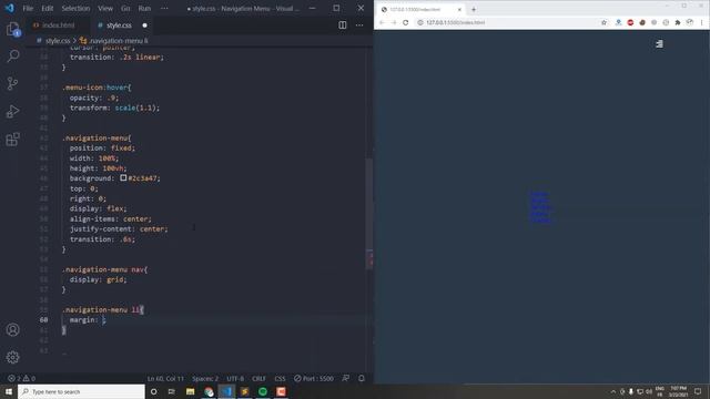 Великолепное меню навигации с использованием HTML, CSS и JQuery | HTML & CSS смотреть онлайн