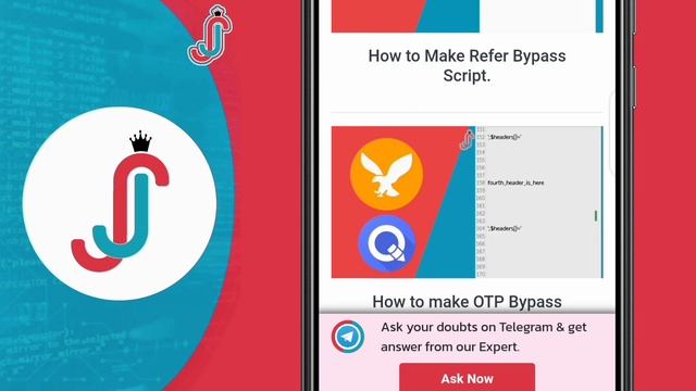 How To Make Refer Bypass Script || Part 1 || ScripterJee