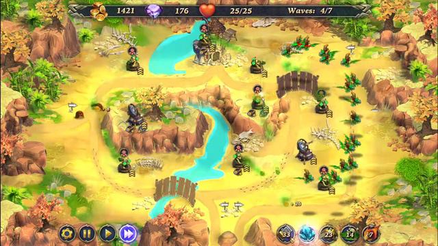 Royal Defence 2 Forgotten Fields Easy Level 19 смотреть онлайн