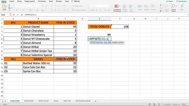 How to use the OFFSET function in Excel смотреть онлайн
