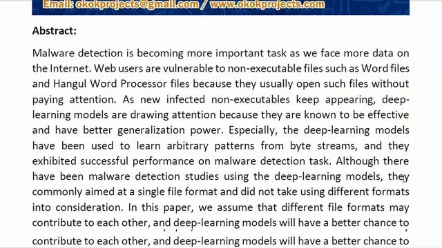 Malware Detection Using Byte Streams of Different File Formats смотреть онлайн