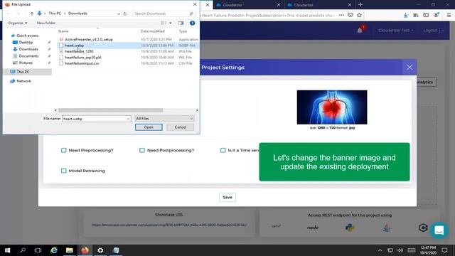 Deploy and monitor heart failure prediction model in production with zero code смотреть онлайн
