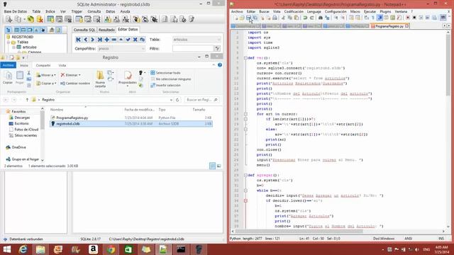 Como conectar una base de datos con Python 3.4, y generar un archivo HTML смотреть онлайн